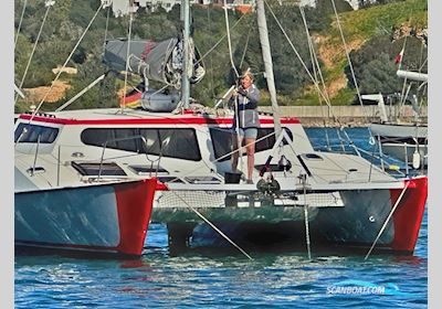 Richard Woods Mira 35 catamaran Flerskrovsbåt 1995, med Yamaha 9.9 HT LEX motor, Ingen landinfo