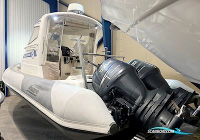 Aquapro Rider 900 Gummibåd / Rib 2004, med 2 x Yamaha FL150AE Med Rostfria Propellrar motor, Sverige