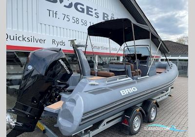 Brig Eagle 6,7 Rib Med F225 hk Mercury-Efi 4 Takt DS XL V6 3,4L og 2.000 kg Brenderup Bådtrailer. Gummibåd / Rib 2022, med Mercury motor, Danmark