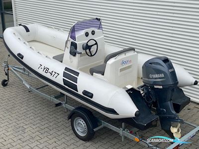 Polynautic Rescue 450 Gummibåd / Rib 2019, med Yamaha motor, Holland