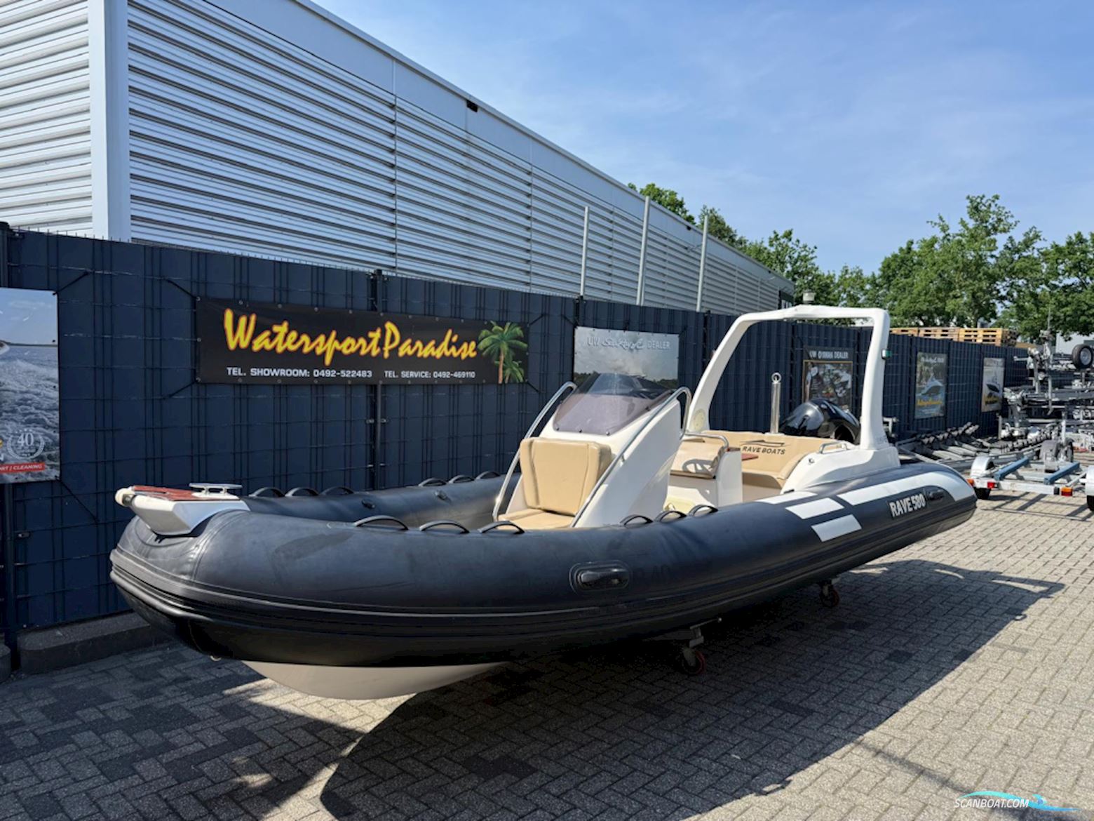 Rave 580 Gummibåd / Rib 2021, med Mercury motor, Holland