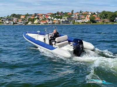 Rib 702 Med 115 hk Tohatzu Gummibåd / Rib 2006, med Tohatsu motor, Danmark