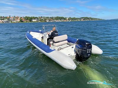 Rib 702 Med 115 hk Tohatzu Gummibåd / Rib 2006, med Tohatsu motor, Danmark