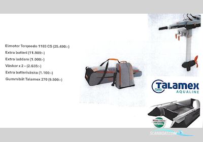 Talamex 270 Jolle Gummibåd / Rib 2020, med Torqeedo motor, Sverige