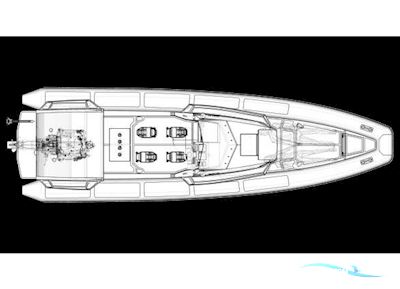 Fugu Powerboats Fugu 29 Rib Gummibåt / Rib 2022, med Mercruiser motor, Sverige