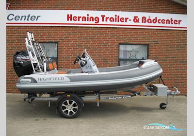 Highfield CL380DL m/Mercury F60 hk Efi 4-Takt og Brenderup Trailer Gummibåt / Rib 2024, med Mercury motor, Danmark