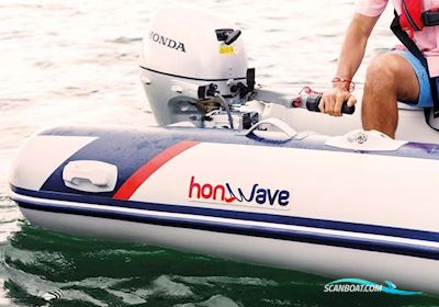Honwawe T40 AE3, Aludørk, 395cm Gummibåt / Rib 2024, Danmark