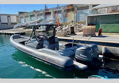 Lomac Adrenalina 9.5 Gummibåt / Rib 2014, med Yamaha HB 300CV motor, Frankrike