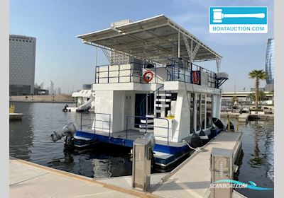 Catamaran-Style Huisboot Hausboot / Flussboot 2023, mit Honda motor, Arab. Emirats