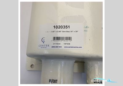 Centek 1020351 Generator Exhaust Gas | Water Separator 89 mm - 3.5 Inch Hausboot / Flussboot 2025, Niederlande