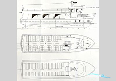 Dagpassagiersschip 140 Pers Hausboot / Flussboot 1993, mit Skl Dieselmotorenwerk Schönebeck<br />6 VD 14,5/12-2 Srw motor, Niederlande