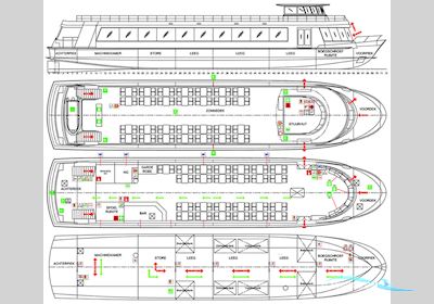 Dagpassagiersschip 220 pers, Rijn gecertificeerd Hausboot / Flussboot 2011, mit John Deere<br />6081AFM75 motor, Niederlande