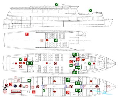 Dagpassagiersschip 221 pers, Rijn gecertificeerd Hausboot / Flussboot 1929, mit Volvo Penta<br />D9-MH motor, Niederlande