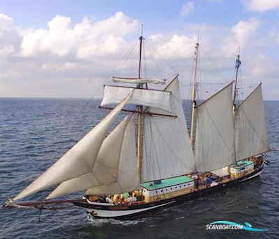 Drie mast Topzeil Schoener Swaensborgh Hausboot / Flussboot 1907, mit Deutz<br />SBF12M716 motor, Niederlande