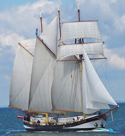Drie mast Topzeil Schoener Swaensborgh Hausboot / Flussboot 1907, mit Deutz<br />SBF12M716 motor, Niederlande