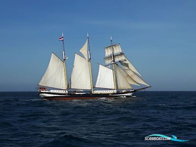 Drie mast Topzeil Schoener Swaensborgh Hausboot / Flussboot 1907, mit Deutz<br />SBF12M716 motor, Niederlande