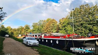 Dru Bouchain Peniche 40 Hausboot / Flussboot 1949, mit Renault motor, Frankreich