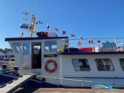 Hollandsk Slæbebåd Hausboot / Flussboot 1957, mit Daf motor, Dänemark