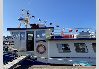 Hollandsk slæbebåd Hausboot / Flussboot 1957, mit DAF motor, Dänemark