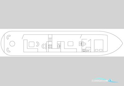 Luxe Motor 21.01 met CBB Hausboot / Flussboot 1925, mit DAF<br />615 motor, Niederlande