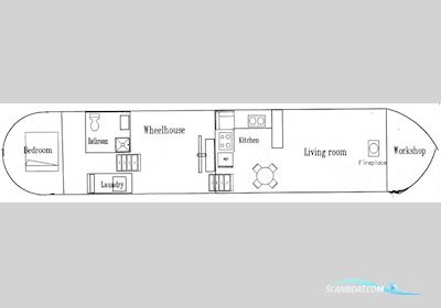 Luxe Motor 21.18 met UBC Hausboot / Flussboot 1925, mit DAF<br />DD575M motor, Niederlande