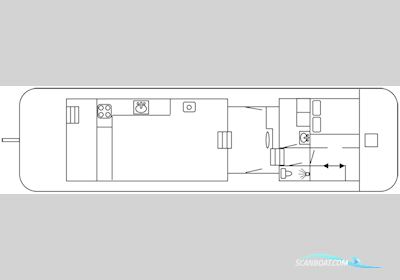 MOTORTJALK 16.00 Hausboot / Flussboot 1902, mit Mercedes<br />OM352 motor, Niederlande