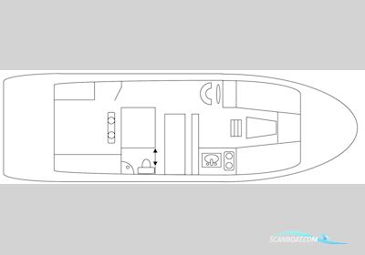 Motorvlet 10.25 Hausboot / Flussboot 1951, mit GM<br />3-71N motor, Niederlande