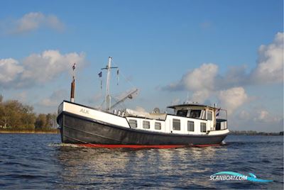 Prachtig gekeurd woonschip met rondom zicht! Hausboot / Flussboot 1926, mit DAF motor, Niederlande
