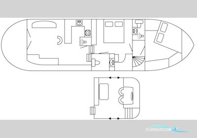 Trawlerjacht 48, zeegaand Hausboot / Flussboot 1992, mit 2x Perkins-Sabre<br />2x M225TI motor, Niederlande