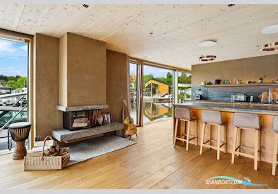 Waterloft "Ohana" - Eksklusiv Sejlende Husbåd / Wohnschiff (2022) Hausboot / Flussboot 2022, mit Volvo Penta motor, Deutschland