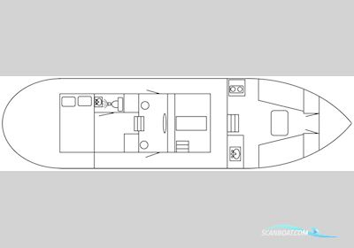 Amsterdammer Sleepboot 15.16 Huizen aan water 1924, met Kromhout<br />6TS117 motor, The Netherlands