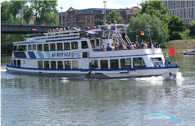 Dagpassagiersschip 221 pers, Rijn gecertificeerd Huizen aan water 1929, met Volvo Penta<br />D9-MH motor, The Netherlands