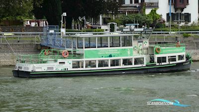 Dagpassagiersschip 50 pers met UBC Huizen aan water 1952, met MAN<br />D 2866E motor, The Netherlands