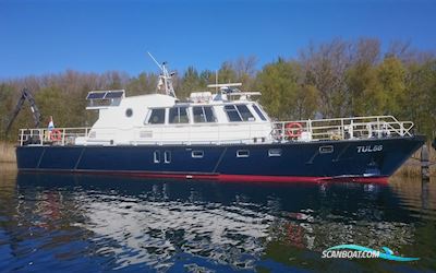 Ex - Patrouille / Woon Vaartuig 23,30 Mtr Huizen aan water 1986, met Mtu motor, The Netherlands