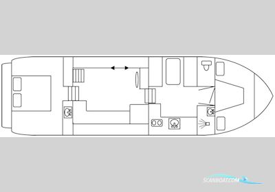 Flamvlet 12.60 Gsak Huizen aan water 1995, met Daf<br />DF615 motor, The Netherlands