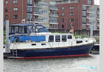 Flamvlet 12.60 Gsak Huizen aan water 1995, met Daf<br />DF615 motor, The Netherlands