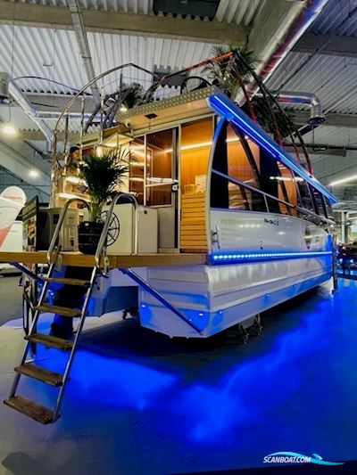 Houseboat Holiday HB 39 Elektrisch En Hybride + Sauna Huizen aan water 2024, Poland