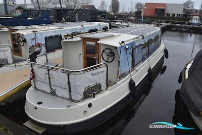 Houseboat Hybride /Electrisch Varend 9.50 Huizen aan water 1984, The Netherlands
