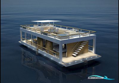 Houseboat The Yacht House 70 Huizen aan water 2024, met 2x 90 pk Mercury motor, Norway