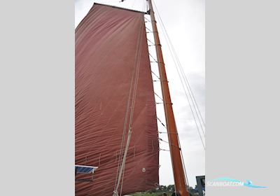 Klipper Woonschip/Zeilklipper Huizen aan water 1903, met Daimler motor, The Netherlands
