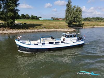 Kotter Woon-Reisschip Huizen aan water 1939, The Netherlands