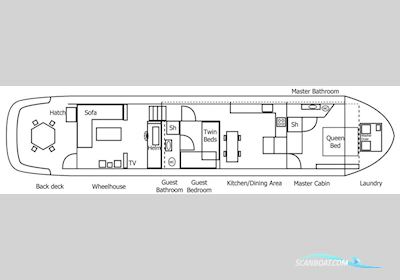 Luxe Motor 23.04 Met Cbb Huizen aan water 1910, met Scania<br />DS11 motor, The Netherlands