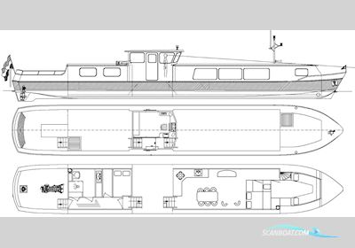 Luxe Varend Woonschip Rijn Gecertificeerd Huizen aan water 1976, met Cummins<br />B4.5 150 HD motor, The Netherlands