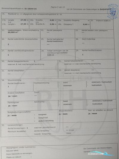 Luxemotor Woonschip 27.00 Huizen aan water 1926, met Daf motor, The Netherlands