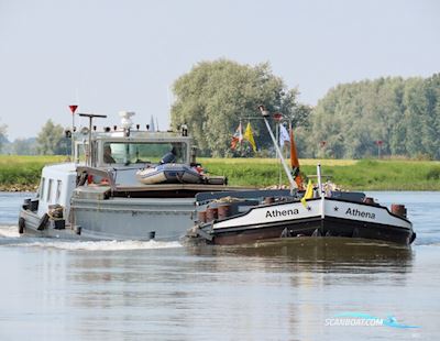 SPITS 38.97 CvO Rijn Huizen aan water 1958, met GM Detroit<br />671 motor, The Netherlands