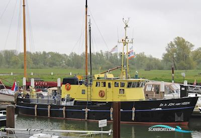 ex Rijkswaterstaat / Varend Woonschip 23.23, CBB Rijn Huizen aan water 1964, met GM Detroit<br />8V71 motor, The Netherlands