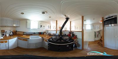 Dutch Barge Replica Hus- / Bobåd / Flodbåd 2010, med Gardner motor, Belgien