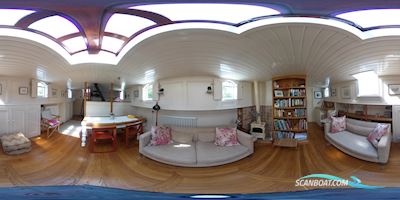 Dutch Barge Replica Hus- / Bobåd / Flodbåd 2010, med Gardner motor, Belgien
