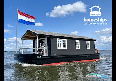 Homeship Vaarchalet 1250D Luxe Houseboat Hus- / Bobåd / Flodbåd 2023, med Vetus motor, Holland