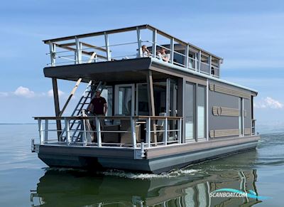 Houseboat Under Dock 18 Hus- / Bobåd / Flodbåd 2017, med Mercury motor, Holland